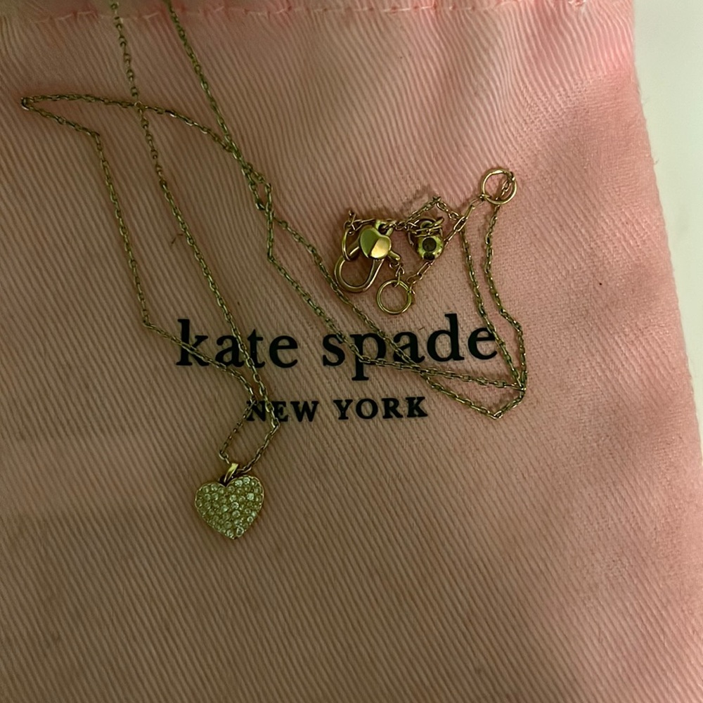 Kate spade heart necklace